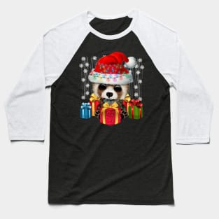 chirtsmas red panda Baseball T-Shirt